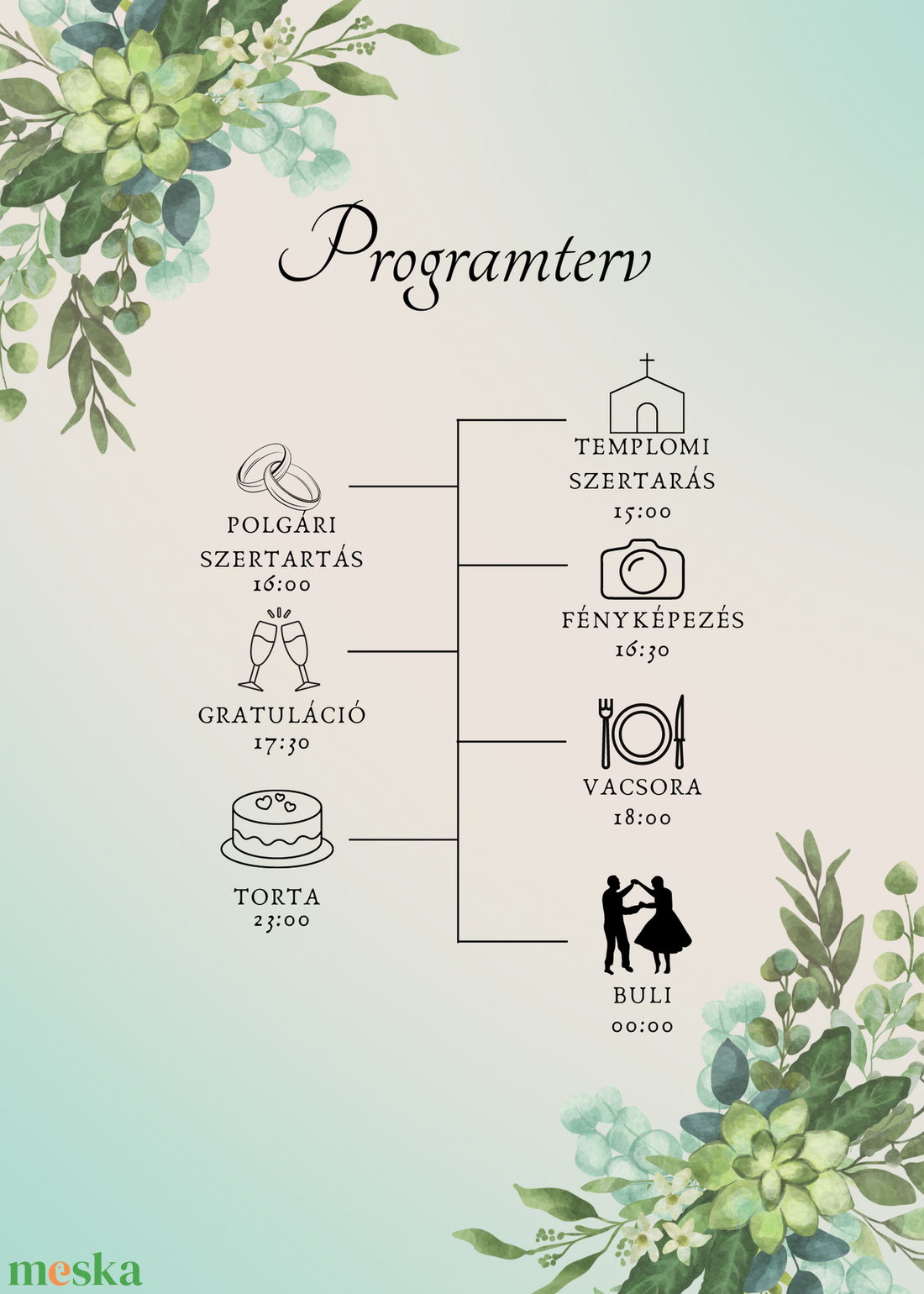 Esküvői meghívó - művészet - grafika & illusztráció - digitális - Meska.hu Esküvői meghívó - művészet - grafika & illusztráció - digitális - Meska.hu