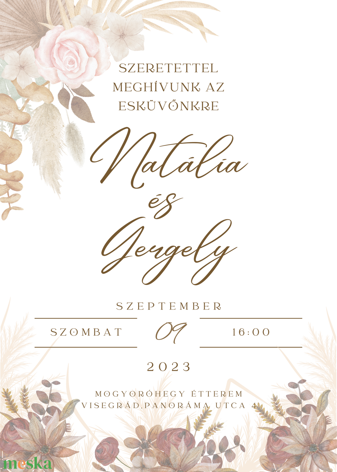 Esküvői meghívó - művészet - grafika & illusztráció - digitális - Meska.hu Esküvői meghívó - művészet - grafika & illusztráció - digitális - Meska.hu