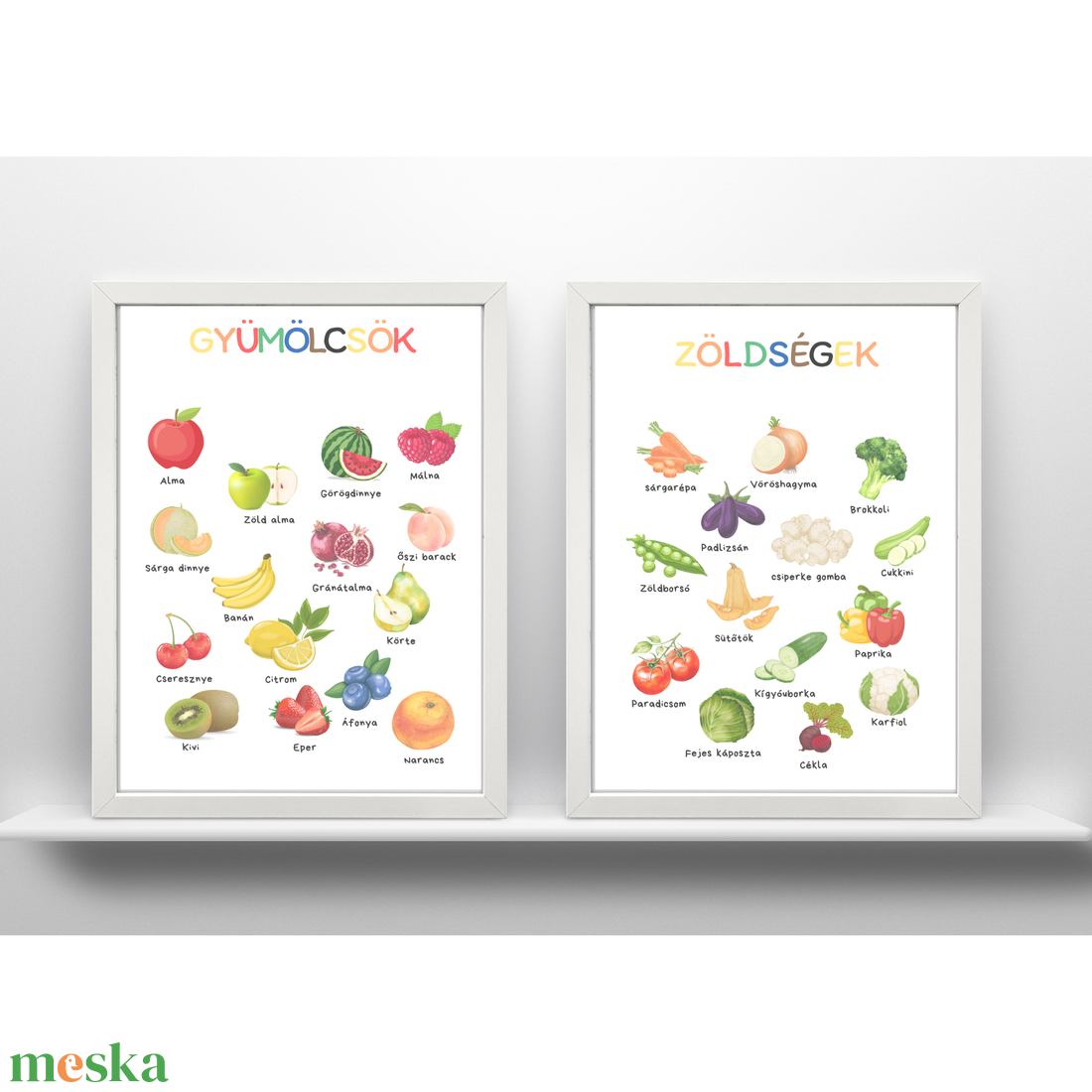 Gyümölcsök és Zöldségek poszter - művészet - grafika & illusztráció - digitális - Meska.hu Gyümölcsök és Zöldségek poszter - művészet - grafika & illusztráció - digitális - Meska.hu
