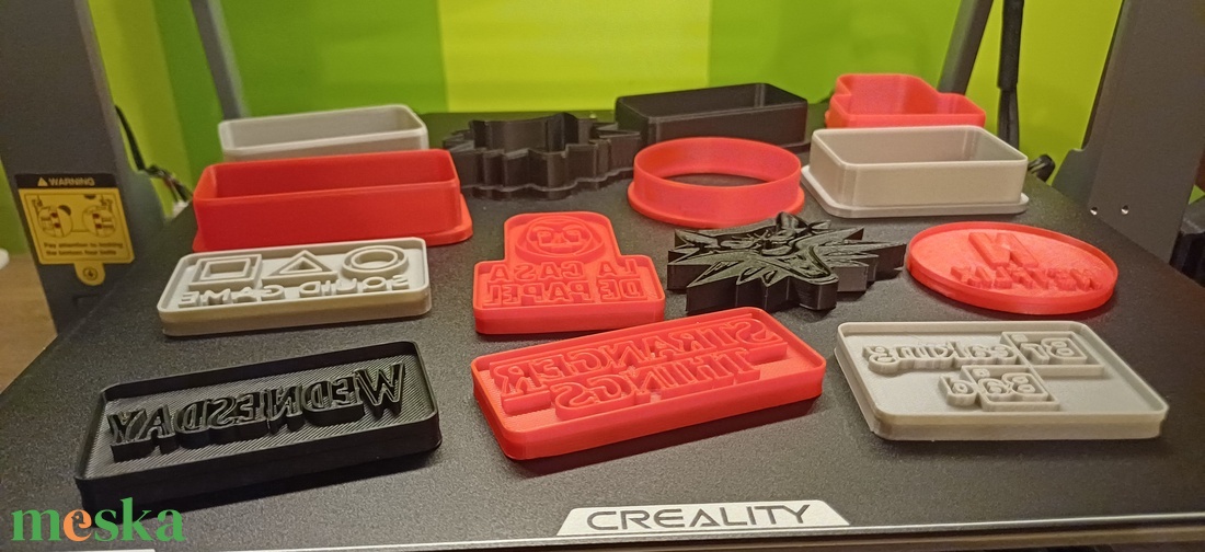  Netflix sorozatok - Süti kinyomó/kiszúró forma - Cookie Cutter : Netflix, Stranger Things, Witcher, Squid Game stb. - otthon & életmód - konyhafelszerelés, tálalás - sütés, főzés - sütikiszúró - Meska.hu