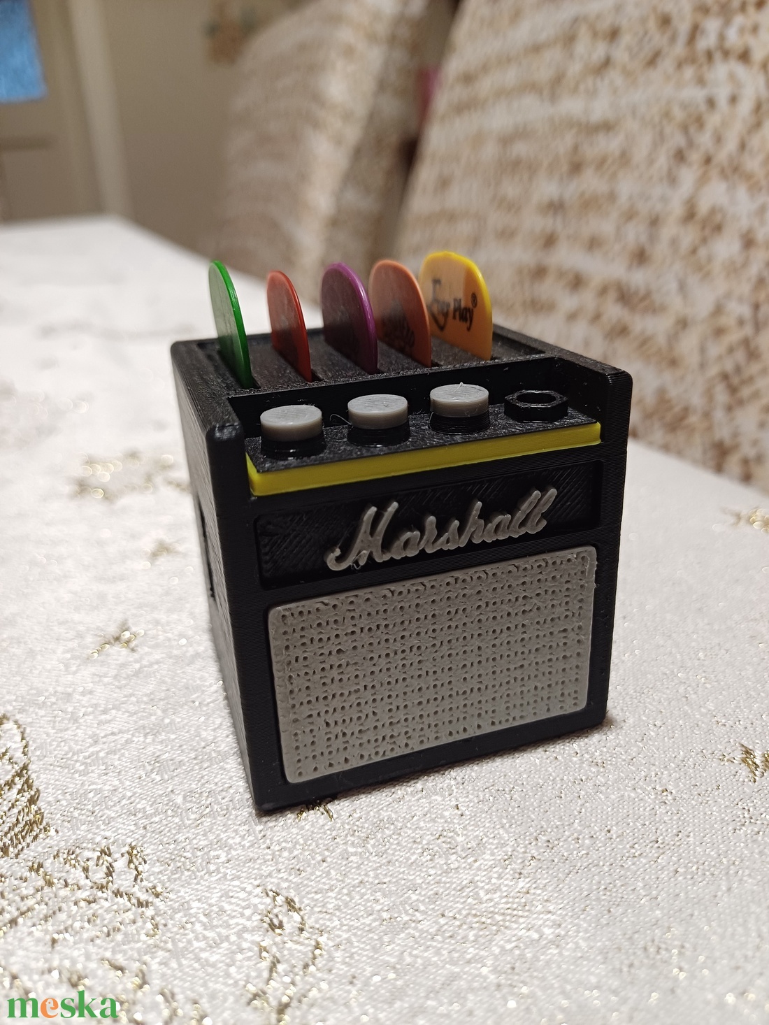 Gitár Pengető tartó - Marshall - 3D nyomtatott - akusztikus, basszus, elektromos gitár - könyv & zene - hangszer & hangszertok - Meska.hu