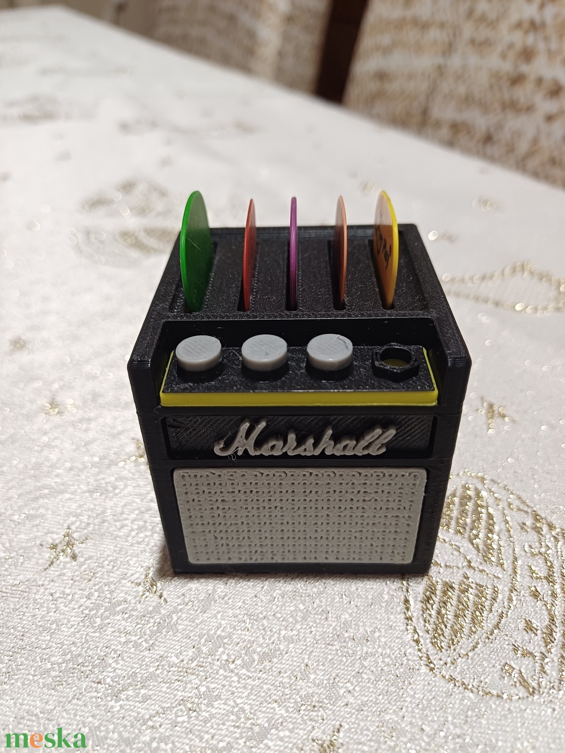 Gitár Pengető tartó - Marshall - 3D nyomtatott - akusztikus, basszus, elektromos gitár - könyv & zene - hangszer & hangszertok - Meska.hu
