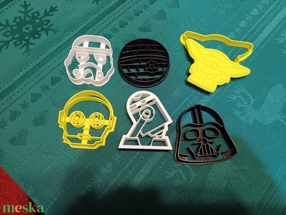  Star Wars - Süti kinyomó/kiszúró forma - Cookie Cutter - otthon & életmód - konyhafelszerelés, tálalás - sütés, főzés - sütikiszúró - Meska.hu
