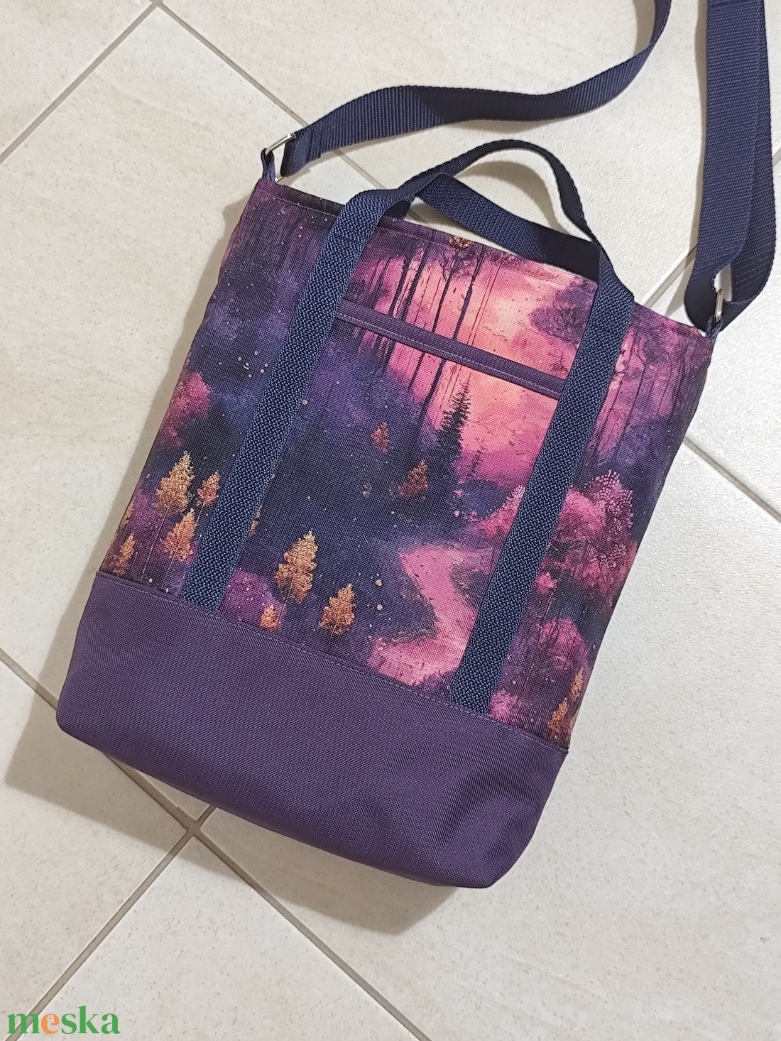 Oldaltáska  - táska & tok - kézitáska & válltáska - vállon átvethető táska - Meska.hu