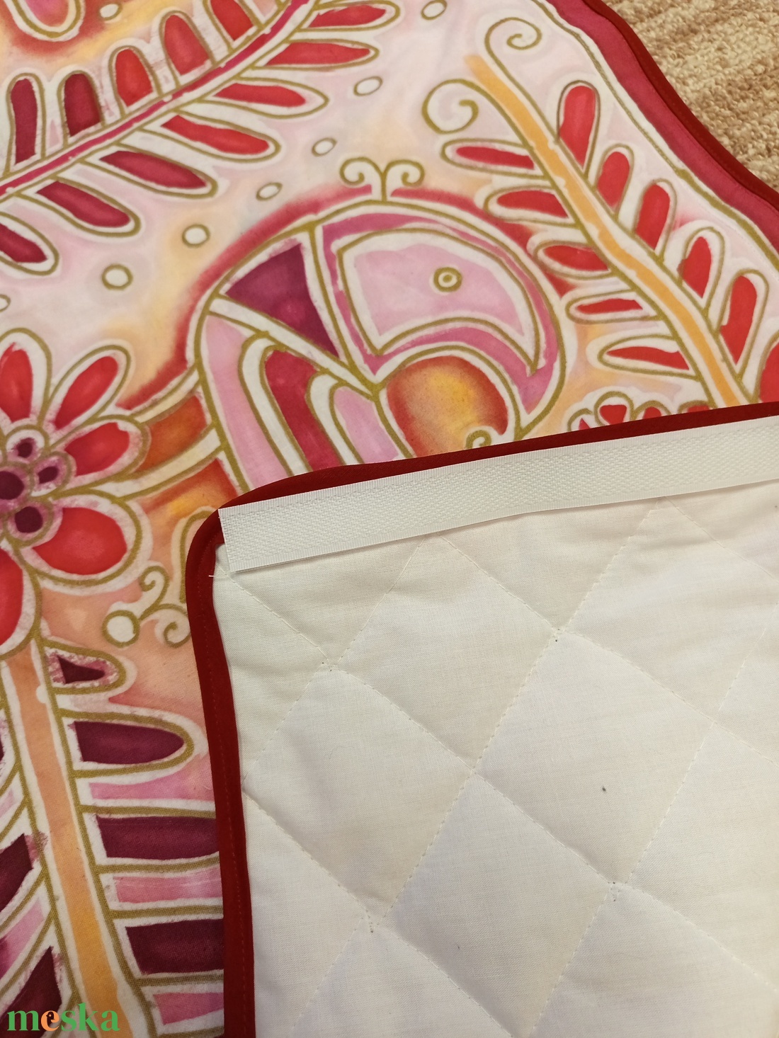 Batikolt falvédő - otthon & életmód - lakástextil - falvédő - Meska.hu