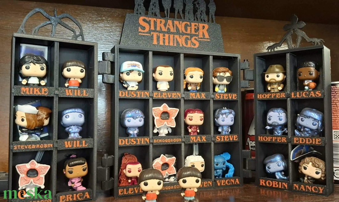 Stranger Things kinder joy funko tartó nyitható - otthon & életmód - dekoráció - asztal és polc dekoráció - díszdoboz - Meska.hu