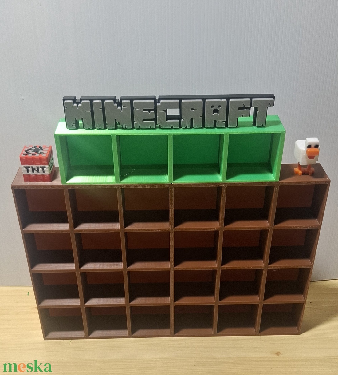 Minecraft Kinder joy funko tartó -  - Meska.hu