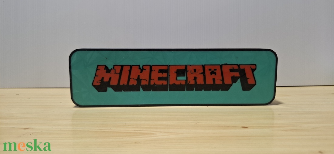 Minecraft dekor lámpa - otthon & életmód - dekoráció - asztal és polc dekoráció - asztaldísz - Meska.hu