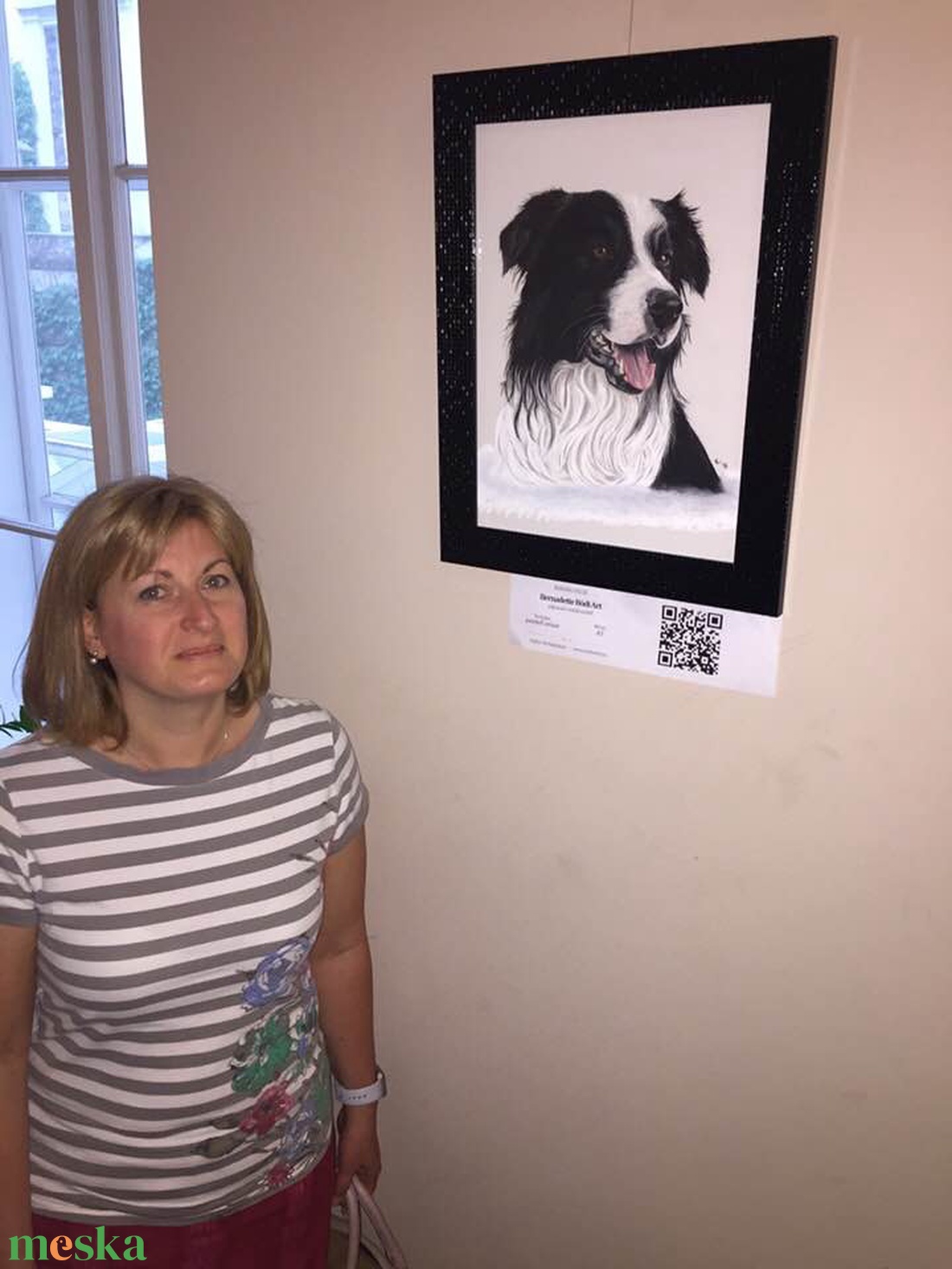 Border Collie, Zsűrizett/Jury painting - művészet - festmény - pasztell - Meska.hu