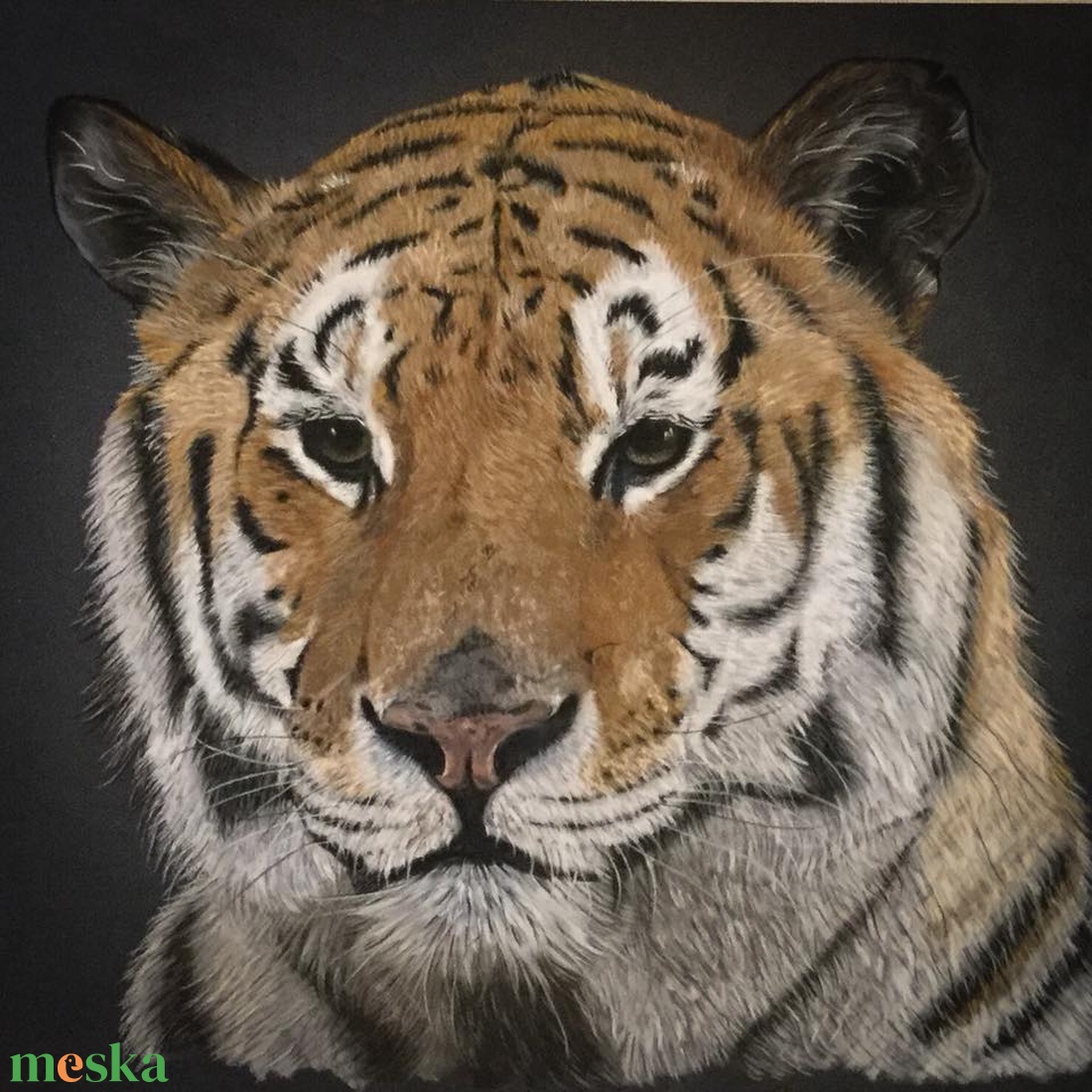 Tigris/Tiger, Zsűrizett festmény/Jury painting - művészet - festmény - pasztell - Meska.hu Tigris/Tiger, Zsűrizett festmény/Jury painting - művészet - festmény - pasztell - Meska.hu