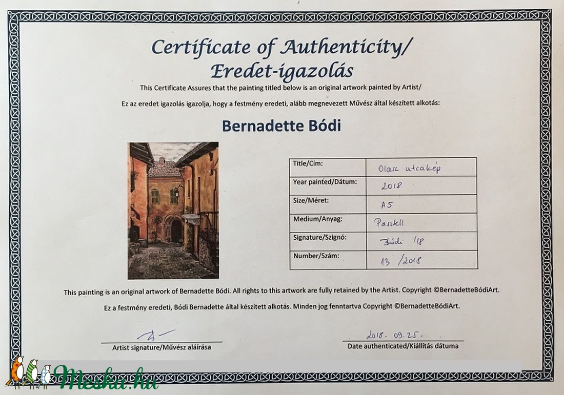 Olasz utcakép (pasztell) - művészet - festmény - pasztell - Meska.hu Olasz utcakép (pasztell) - művészet - festmény - pasztell - Meska.hu