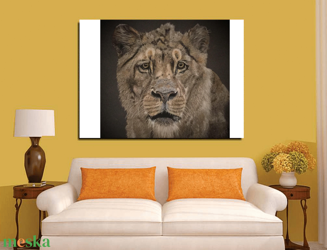 Oroszlán/Lion Zsűrizett festmény/Jury painting - művészet - festmény - pasztell - Meska.hu Oroszlán/Lion Zsűrizett festmény/Jury painting - művészet - festmény - pasztell - Meska.hu