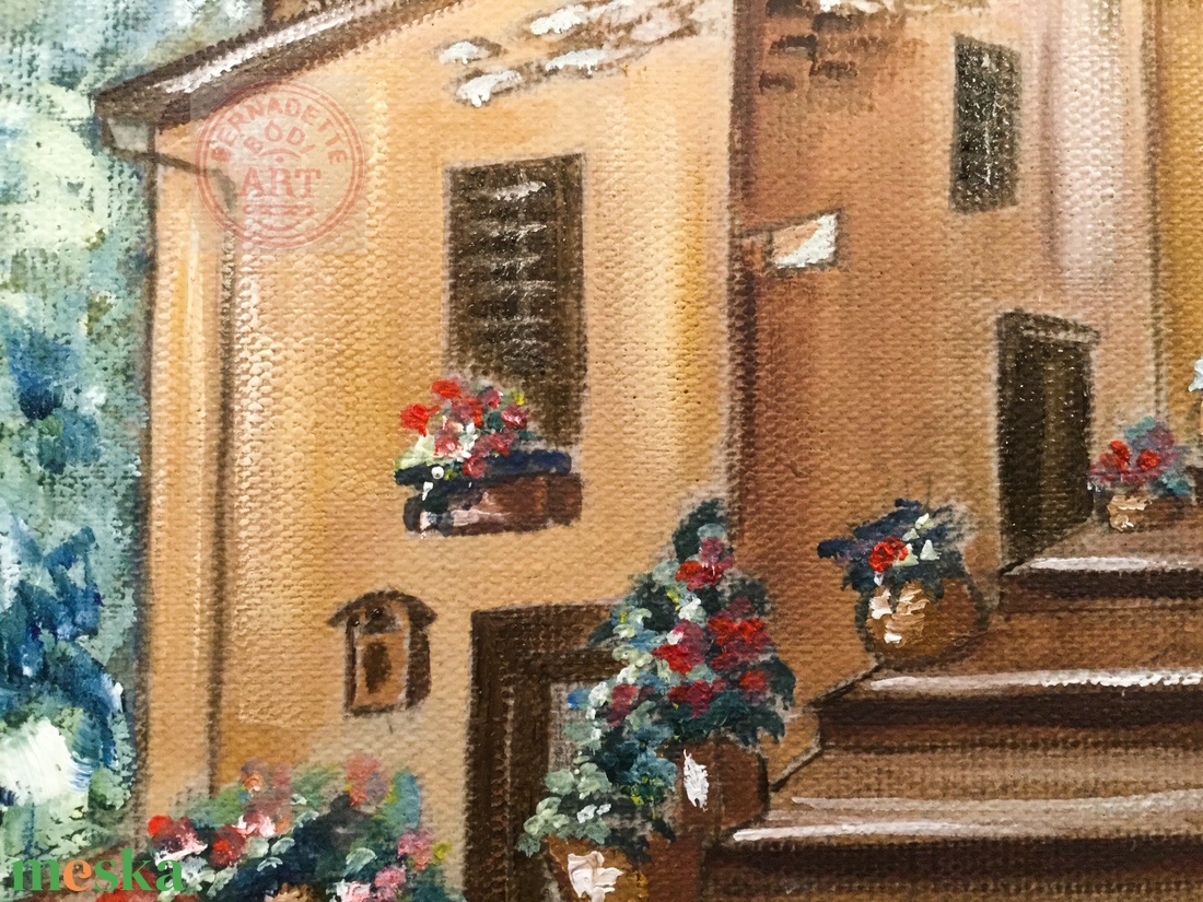 Tuscany - művészet - festmény - olajfestmény - Meska.hu