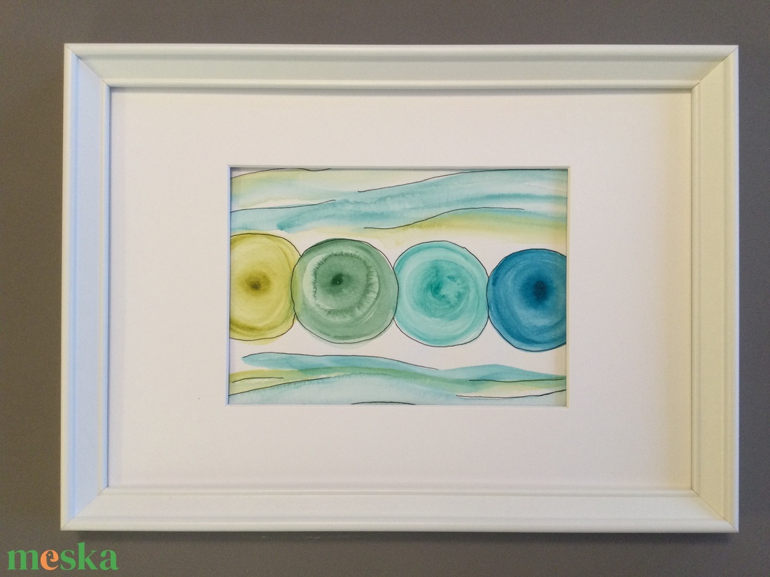 Körök - művészet - festmény - akvarell - Meska.hu