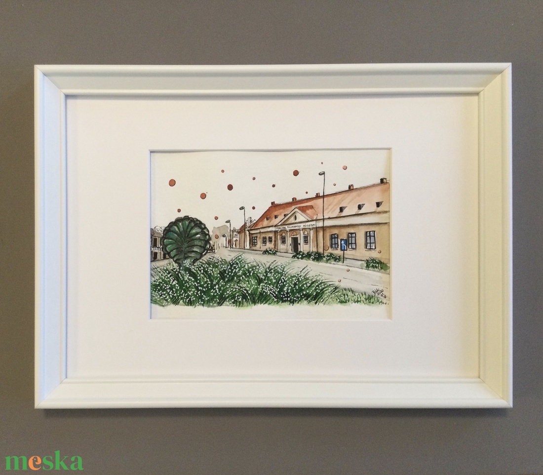 Magyar Földrajzi Múzem - művészet - festmény - akvarell - Meska.hu