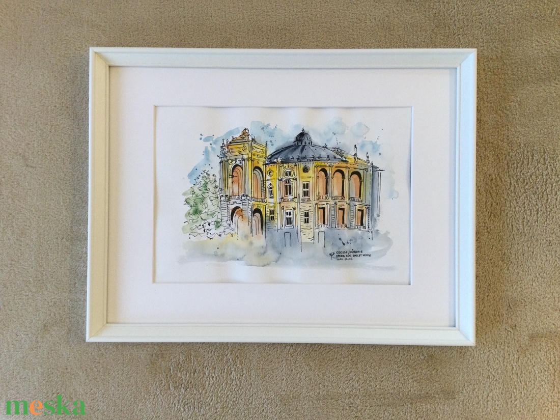 Odessa, Ukraine - művészet - festmény - akvarell - Meska.hu
