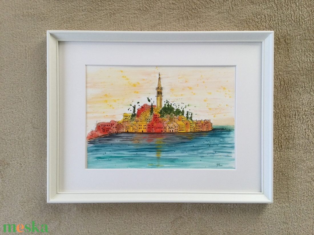 Rovinj 1. - művészet - festmény - akvarell - Meska.hu