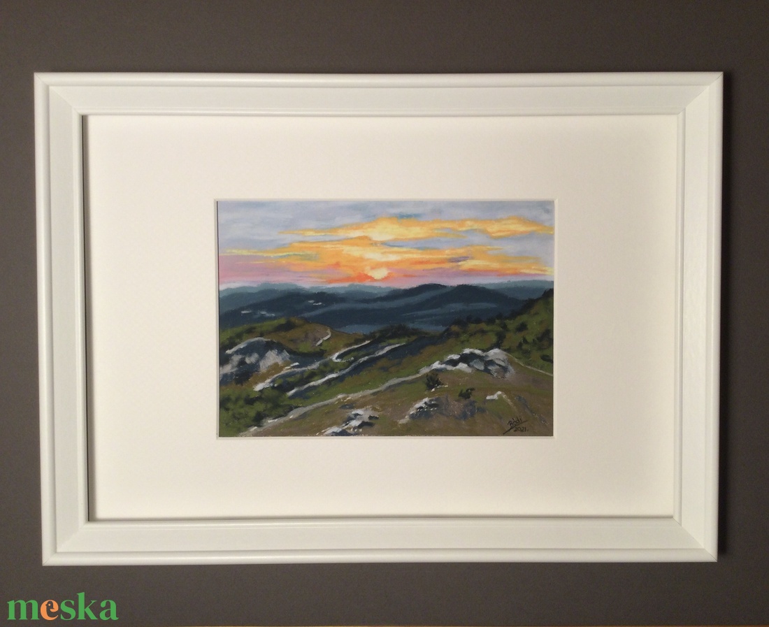 Budaörsi kopárok - művészet - festmény - pasztell - Meska.hu