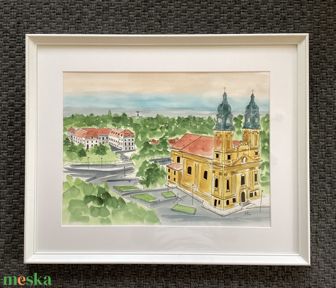 Templom - művészet - festmény - akvarell - Meska.hu Templom - művészet - festmény - akvarell - Meska.hu