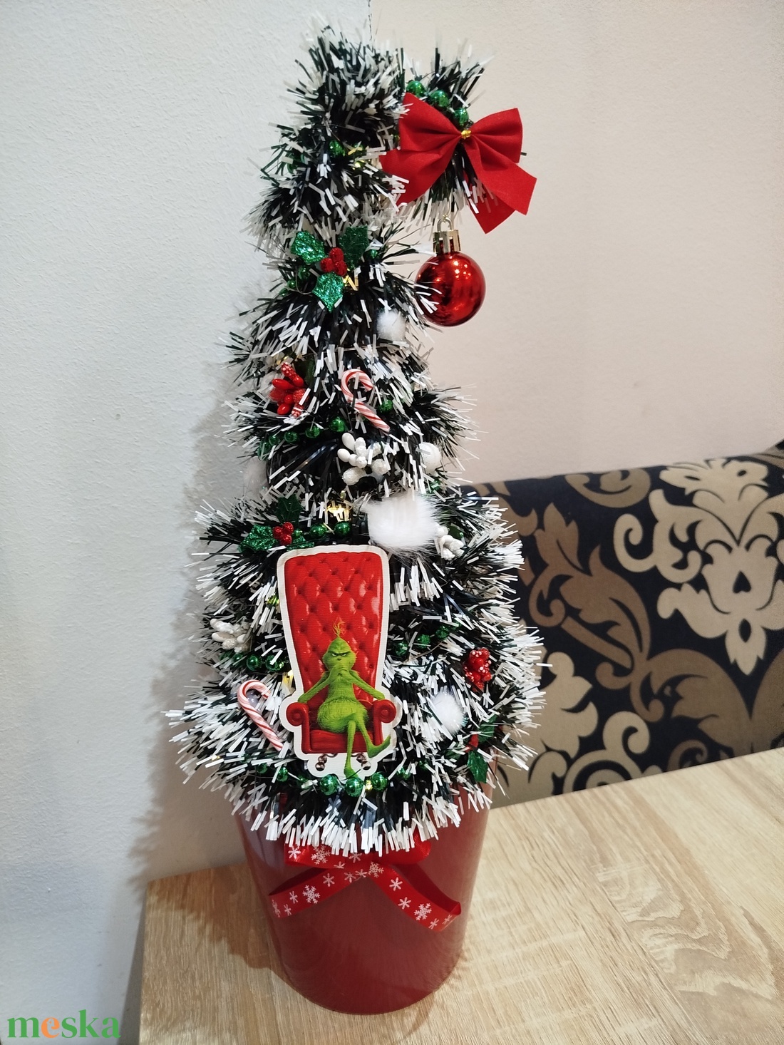 Örök grincsfa LED világítással - karácsony - karácsonyi lakásdekoráció - karácsonyfa, grincsfa - Meska.hu