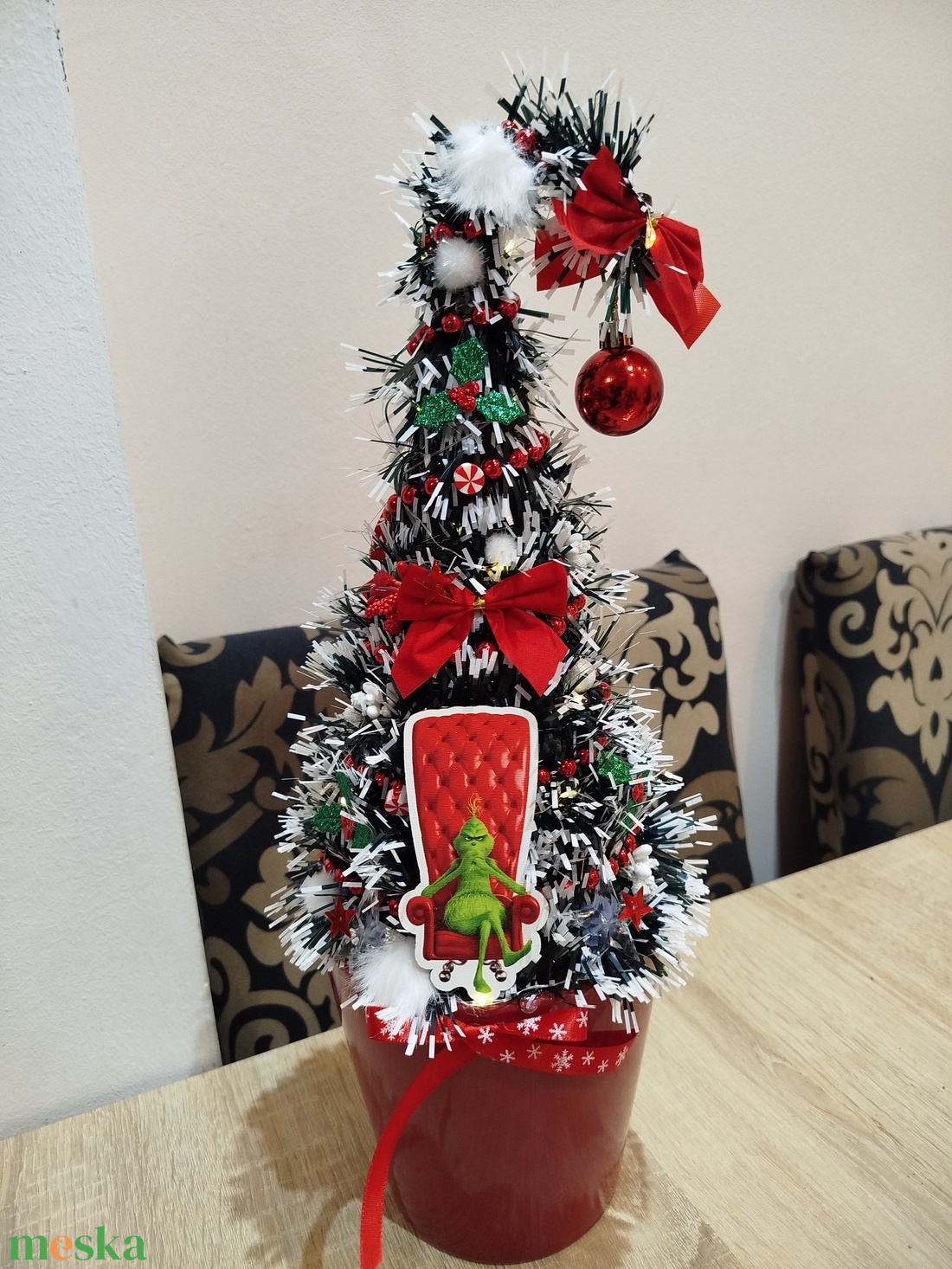 Örök grincsfa LED világítással - karácsony - karácsonyi lakásdekoráció - karácsonyfa, grincsfa - Meska.hu