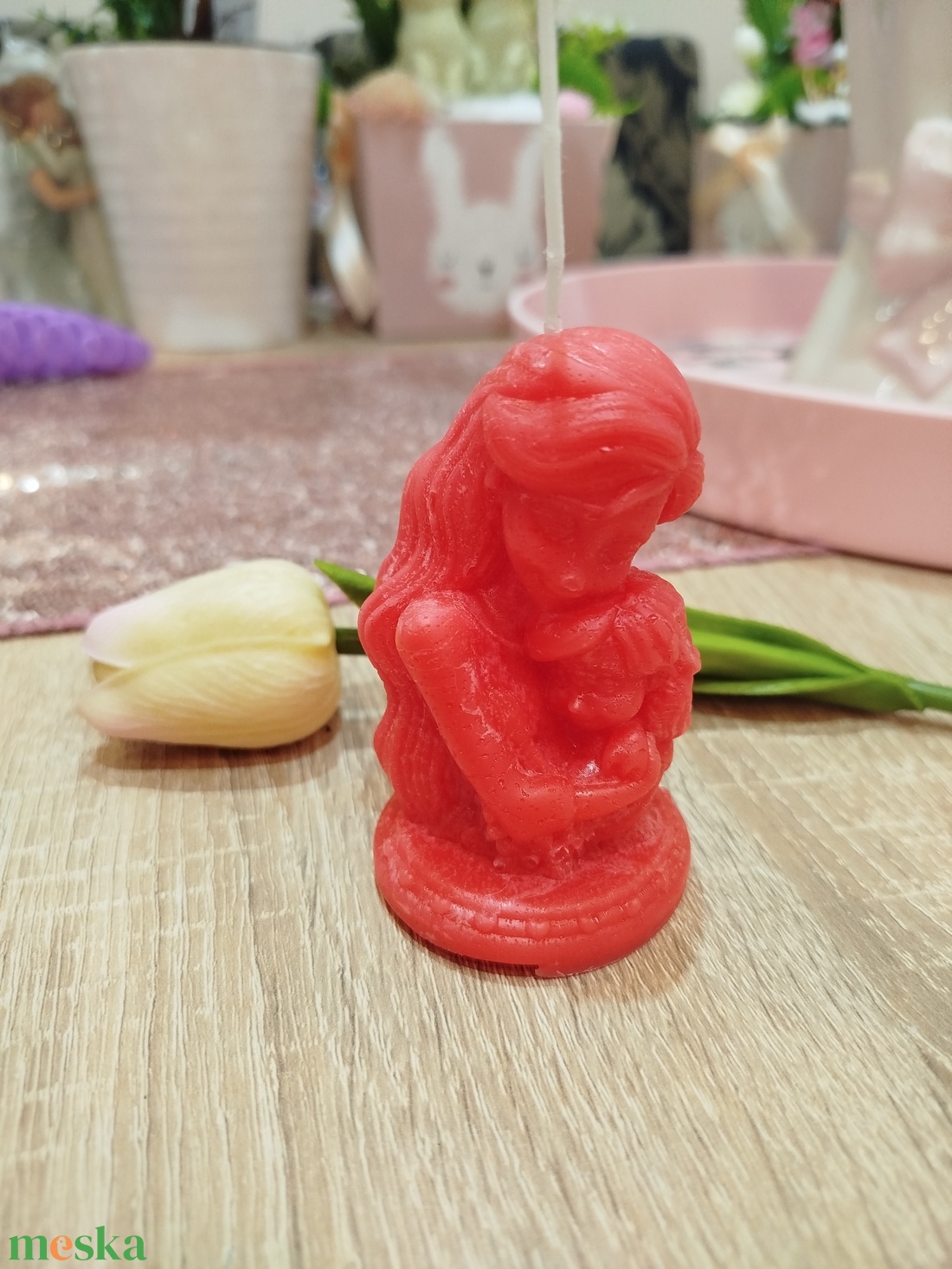 Anya lánya szeretet gyertya - otthon & életmód - gyertya, illat, aroma - gyertya - Meska.hu