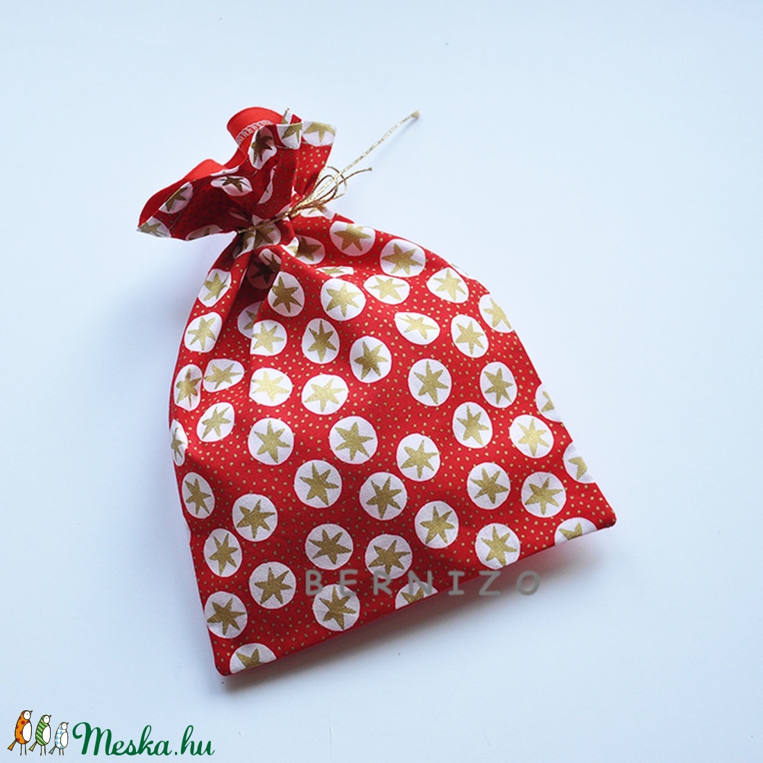 Karácsonyi csillagos zsák -  - Meska.hu