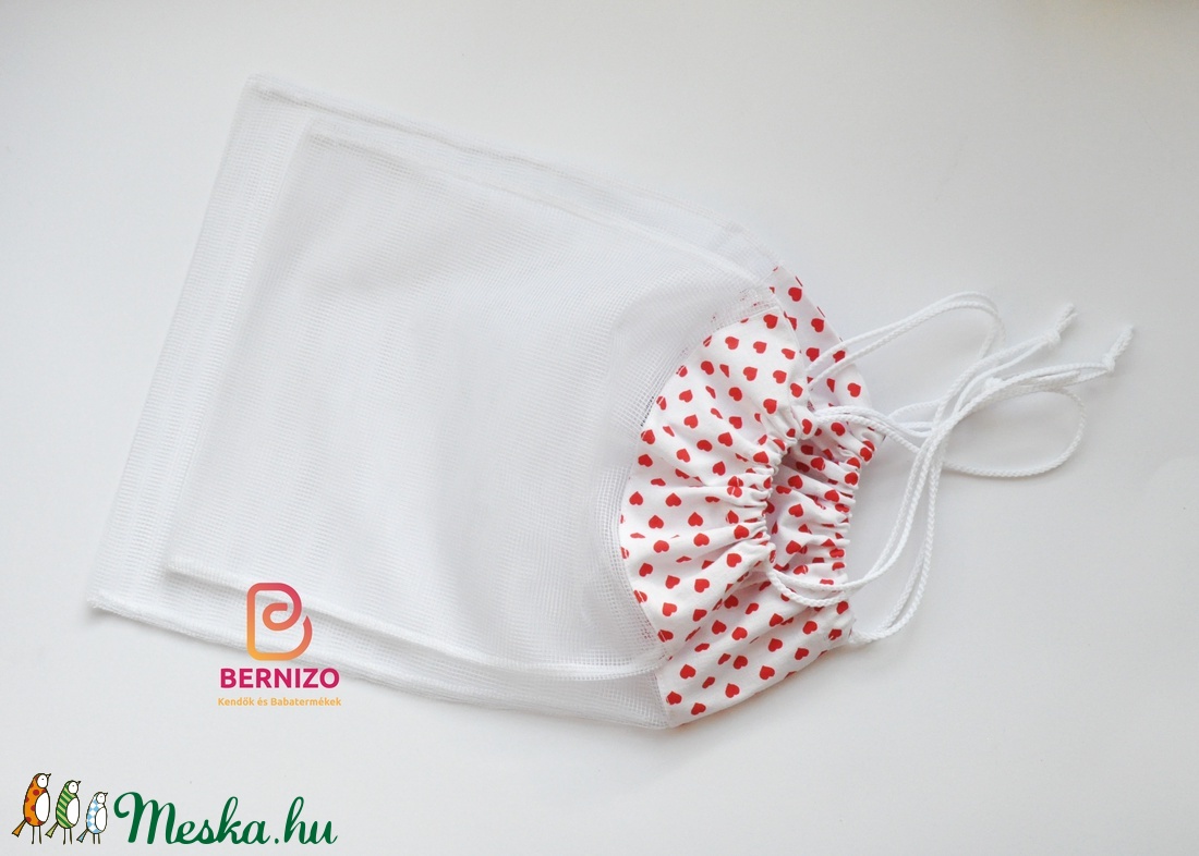 Textil bevásárló zsák szett 2 db-os (piros szíves) - - Meska.hu Textil bevásárló zsák szett 2 db-os (piros szíves) - - Meska.hu