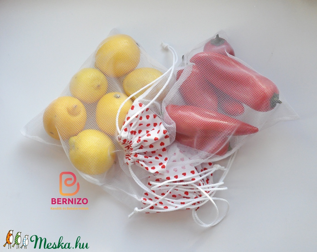 Textil bevásárló zsák szett 2 db-os (piros szíves) - - Meska.hu Textil bevásárló zsák szett 2 db-os (piros szíves) - - Meska.hu
