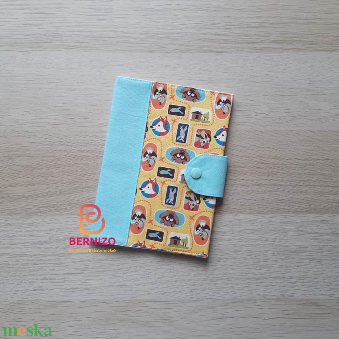 Narancssárga állatos egészségügyi könyv borító - otthon & lakás - papír írószer - egészségügyi kiskönyv borító - Meska.hu
