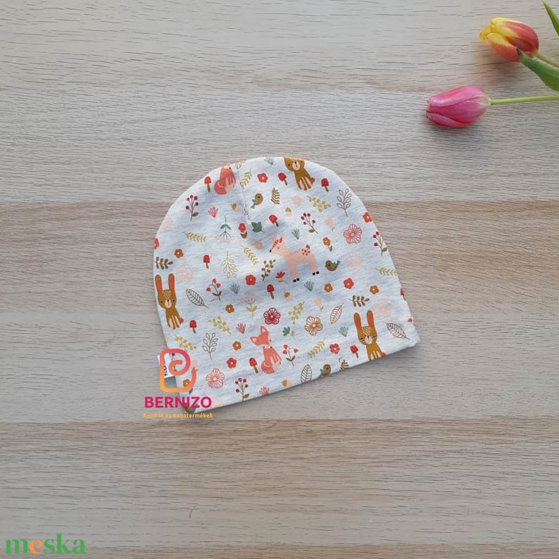 Rókás virágos nyuszis beanie sapka - ruha & divat - babaruha & gyerekruha - babasapka - Meska.hu Rókás virágos nyuszis beanie sapka - ruha & divat - babaruha & gyerekruha - babasapka - Meska.hu