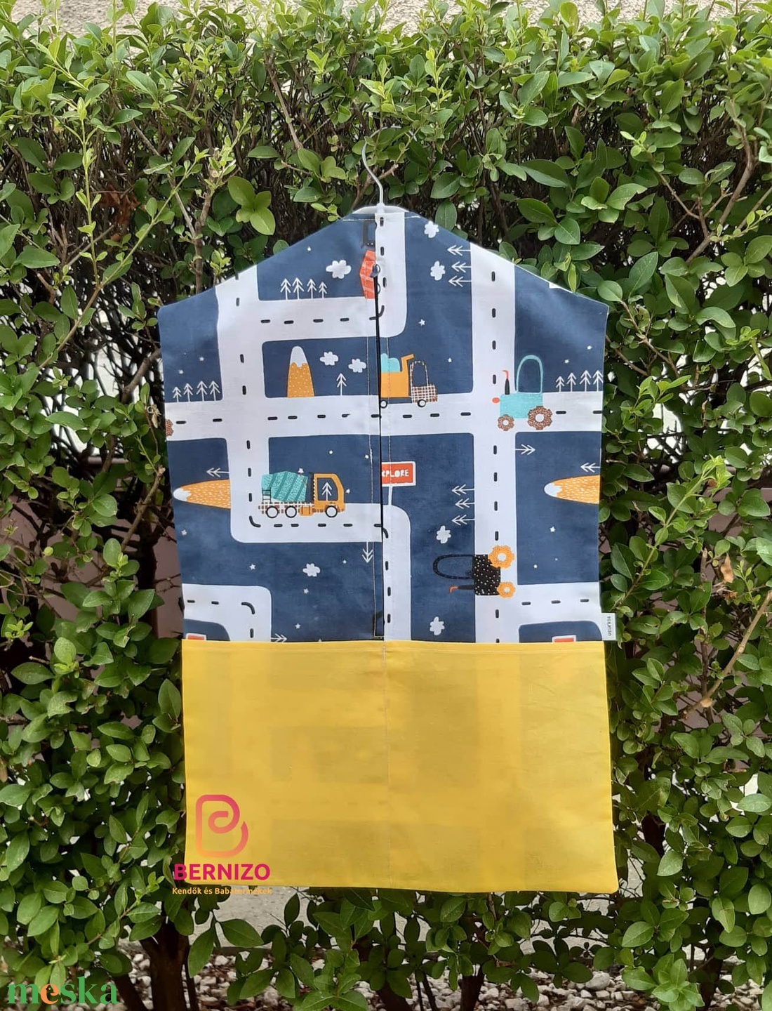 Autós utas oviszsák-tornazsák szett - játék & sport - ovis felszerelés - ovis szett - Meska.hu