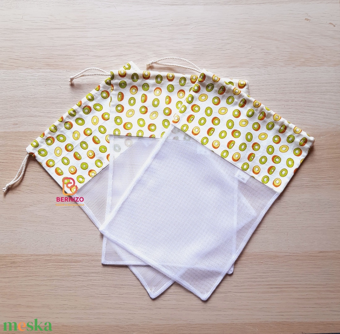 Kivis textil bevásárló zsák 3 db-os - táska & tok - bevásárlás & shopper táska - zöldség/gyümölcs zsák - Meska.hu Kivis textil bevásárló zsák 3 db-os - táska & tok - bevásárlás & shopper táska - zöldség/gyümölcs zsák - Meska.hu