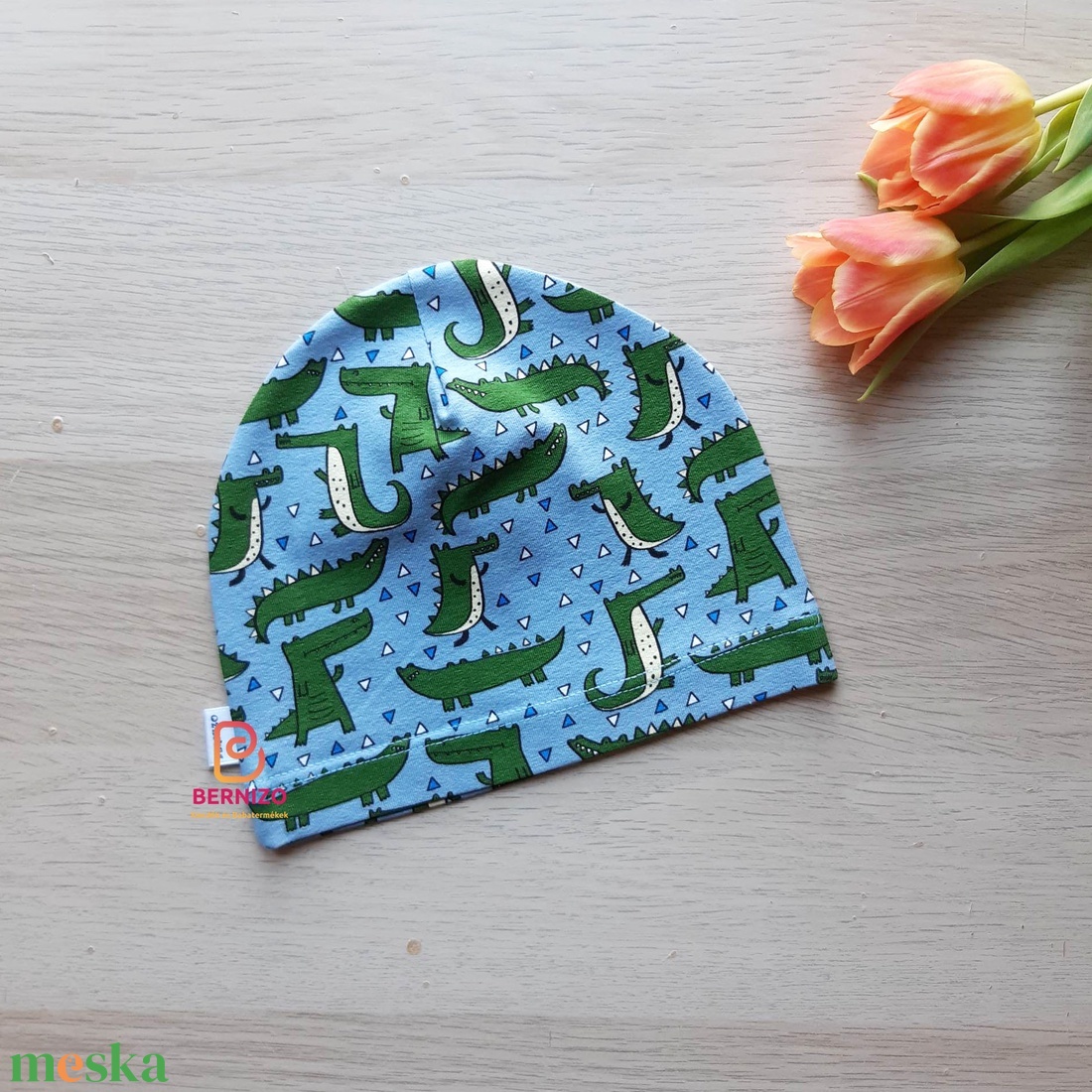 Krokodilos beanie sapka - ruha & divat - sál, sapka, kendő - sapka - Meska.hu Krokodilos beanie sapka - ruha & divat - sál, sapka, kendő - sapka - Meska.hu