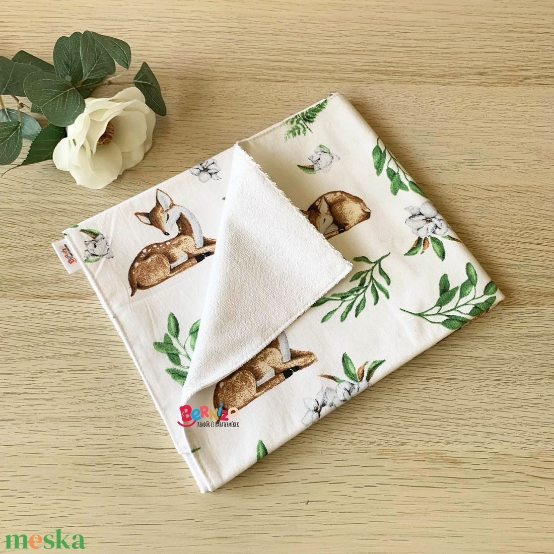 Őzes pelenkázó alátét - szépségápolás - pelenka & babaápolás - pelenkázó alátét - Meska.hu