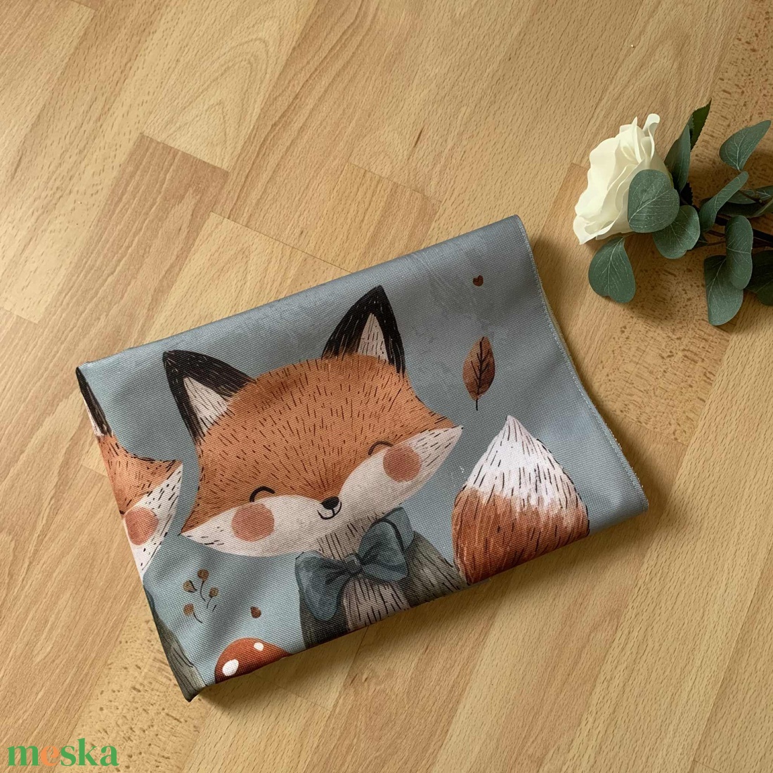 Őszi rókák pelenkázó alátét - szépségápolás - pelenka & babaápolás - pelenkázó alátét - Meska.hu