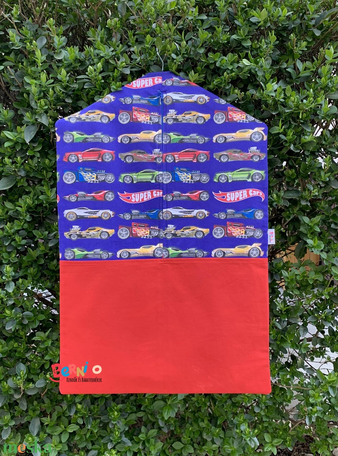 Szuper car mintás ovizsák - játék & sport - ovis felszerelés - ovis zsák - Meska.hu