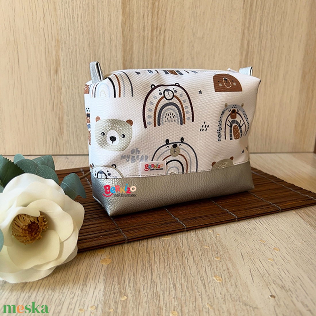 Macis szivárványos neszeszer - táska & tok - neszesszer - Meska.hu