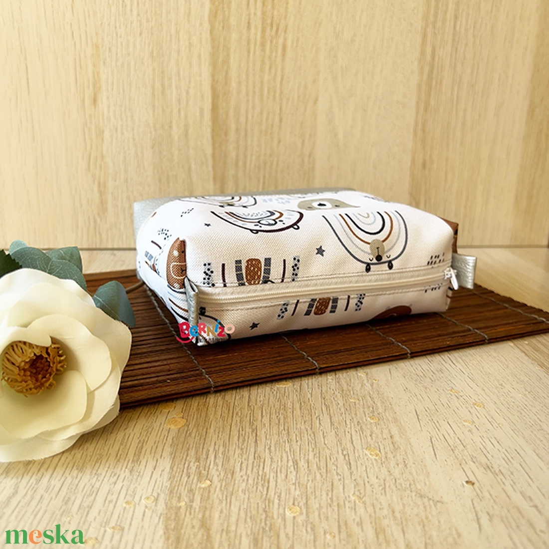 Macis szivárványos neszeszer - táska & tok - neszesszer - Meska.hu