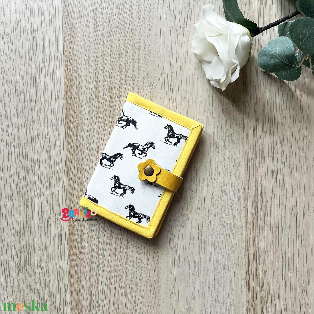 Lovas mintás kártyatartó - táska & tok - pénztárca & más tok - kártyatartó & irattartó - Meska.hu