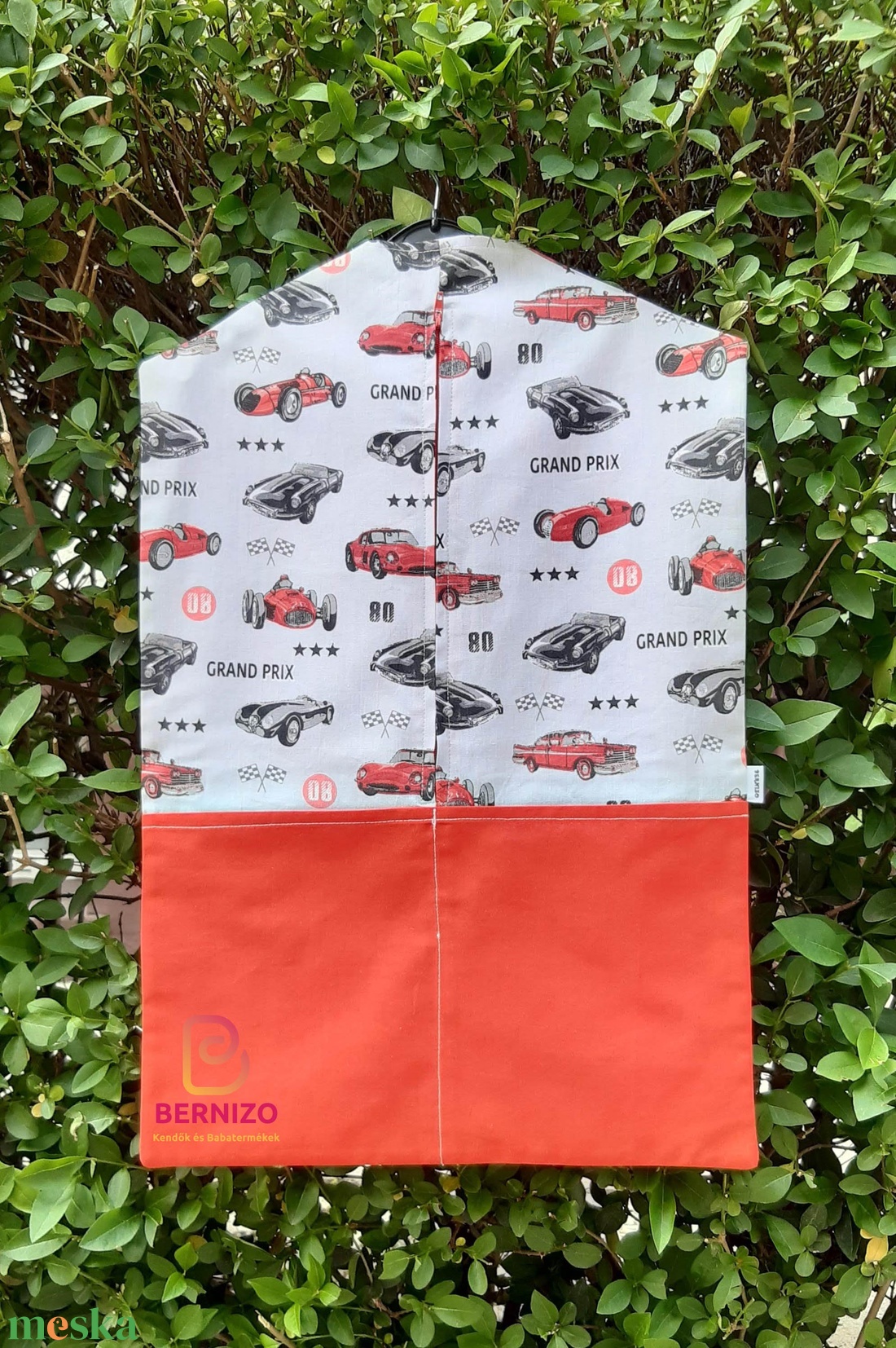 Versenyautós oviszsák - játék & sport - ovis felszerelés - ovis zsák - Meska.hu