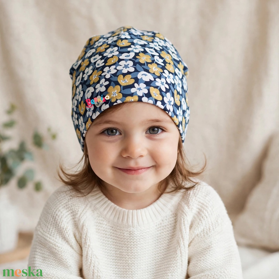 Éjjeli csillogás beanie sapka - ruha & divat - sál, sapka, kendő - sapka - Meska.hu