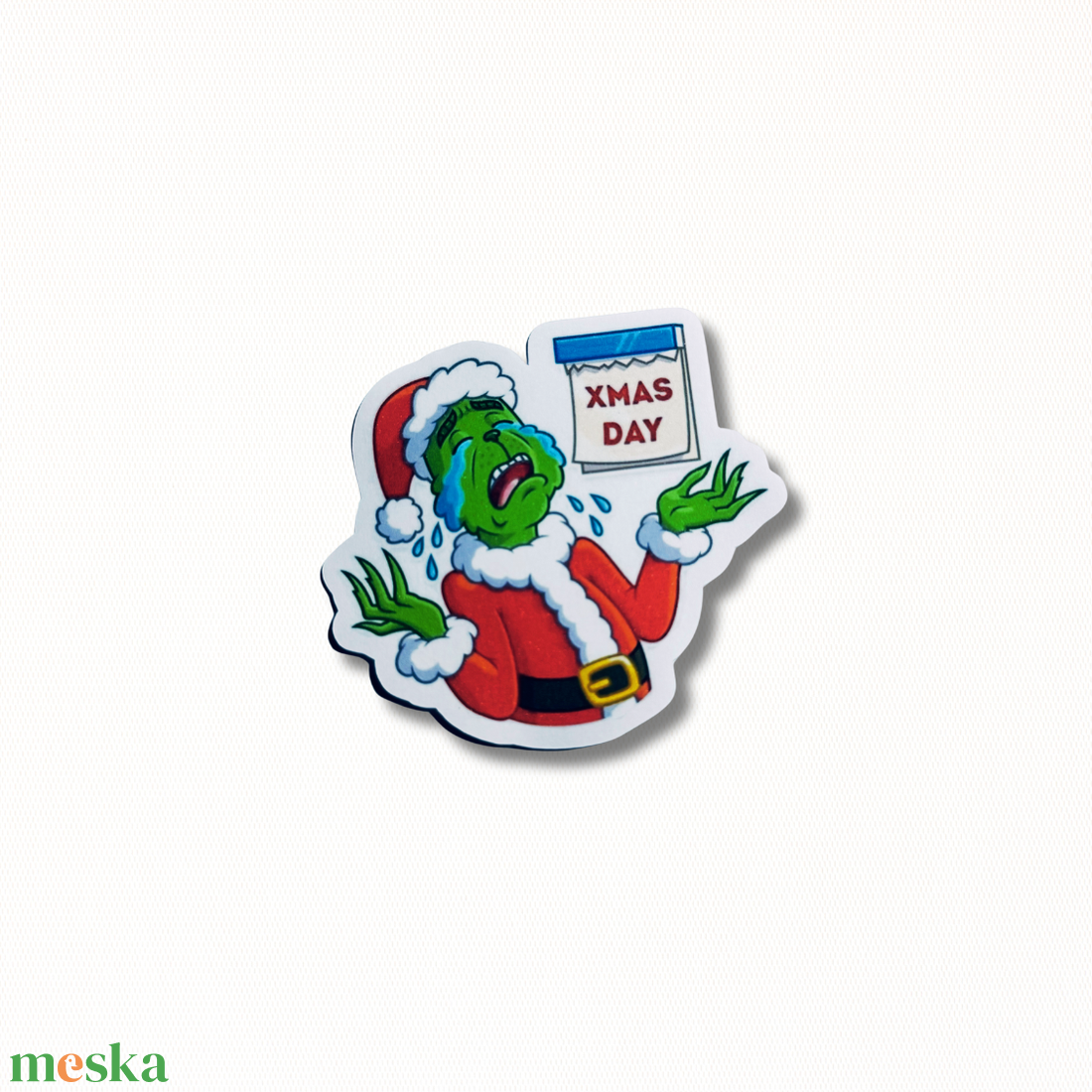 Grincs matrica #8 - karácsony - karácsonyi lakásdekoráció - karácsonyi ablakdíszek, ablakmatricák - Meska.hu