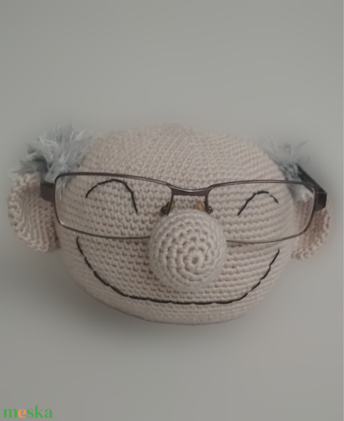 Horgolt,asztali szemüvegtartó - otthon & életmód - dekoráció - asztal és polc dekoráció - dekorációs tál, tartó - Meska.hu