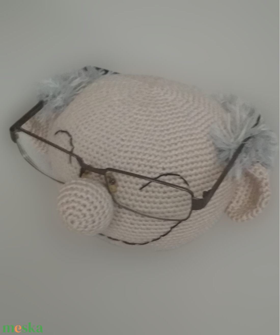 Horgolt,asztali szemüvegtartó - otthon & életmód - dekoráció - asztal és polc dekoráció - dekorációs tál, tartó - Meska.hu