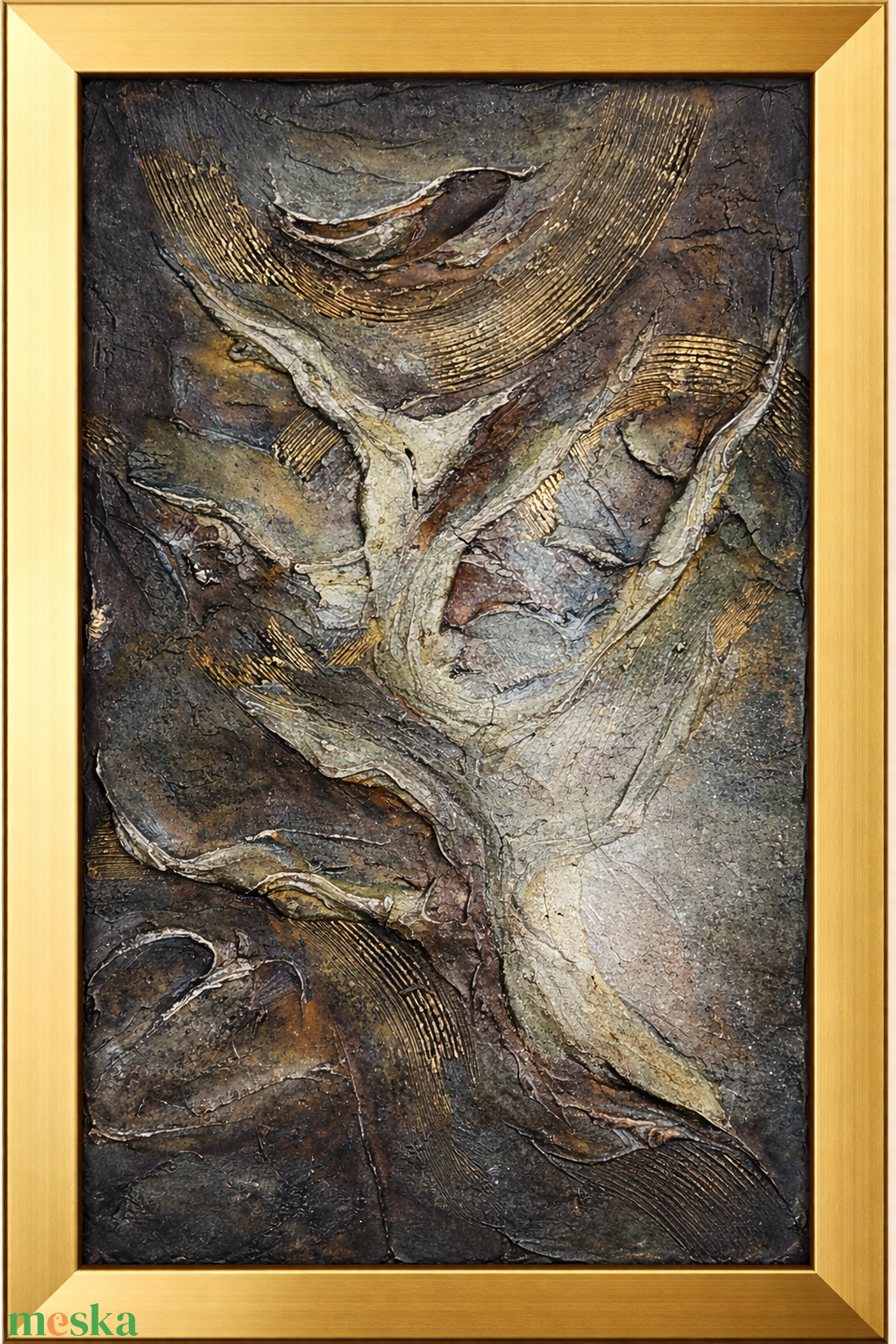 Tavaszi éjszaka  - művészet - festmény - akril - Meska.hu