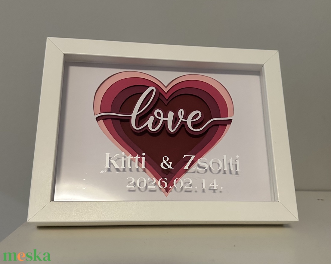 Ha idén kihagynád a csokit és a virágot Valentin napra... - otthon & életmód - dekoráció - kép & falikép - képkeret - Meska.hu