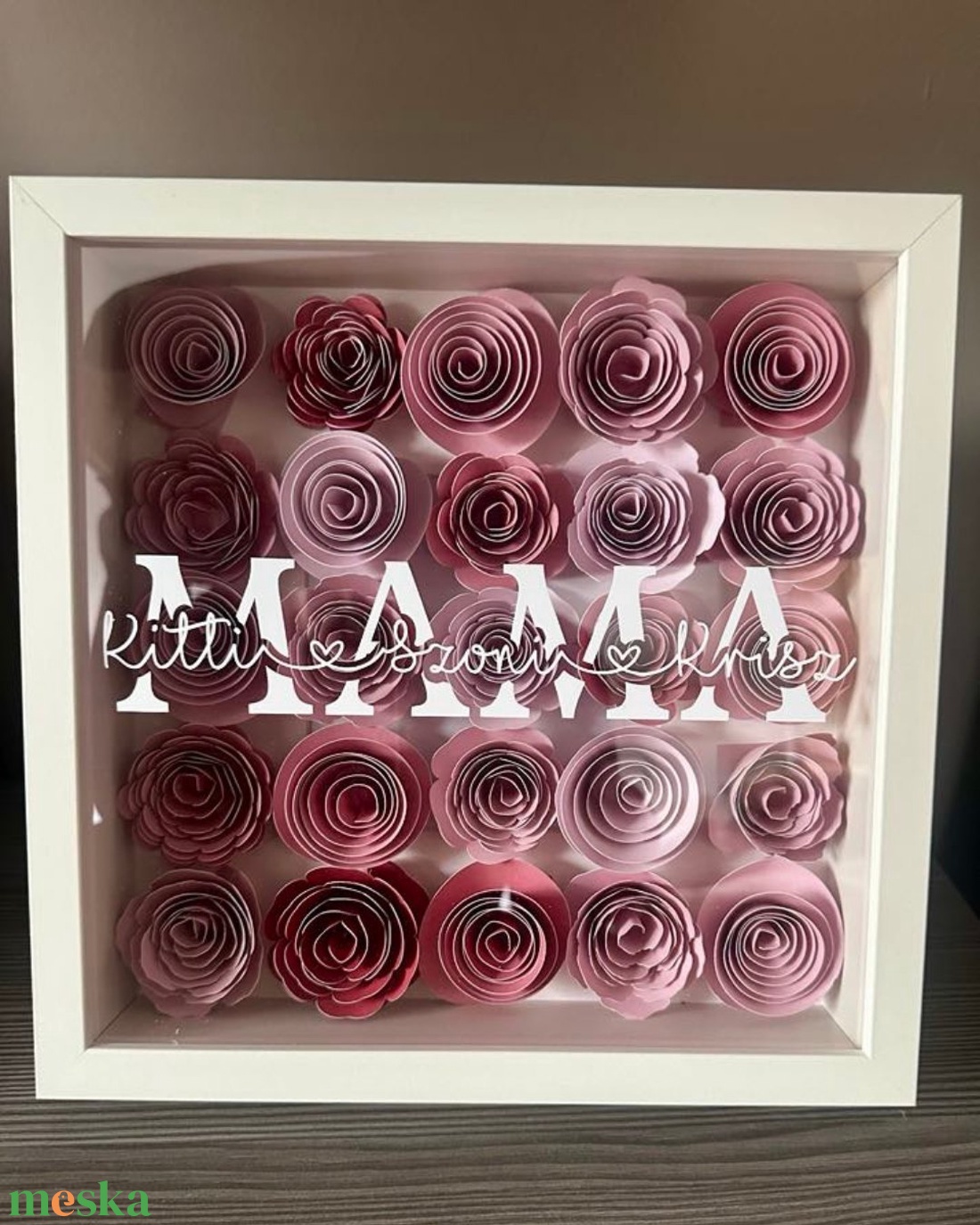 Anyák napi egyedi, személyre szabható kép - otthon & életmód - dekoráció - kép & falikép - 3d képek - Meska.hu