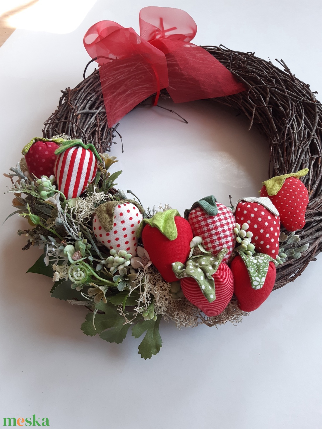 Epres koszorú - otthon & életmód - dekoráció - ajtó- és ablak dekoráció - ajtódísz & kopogtató - Meska.hu