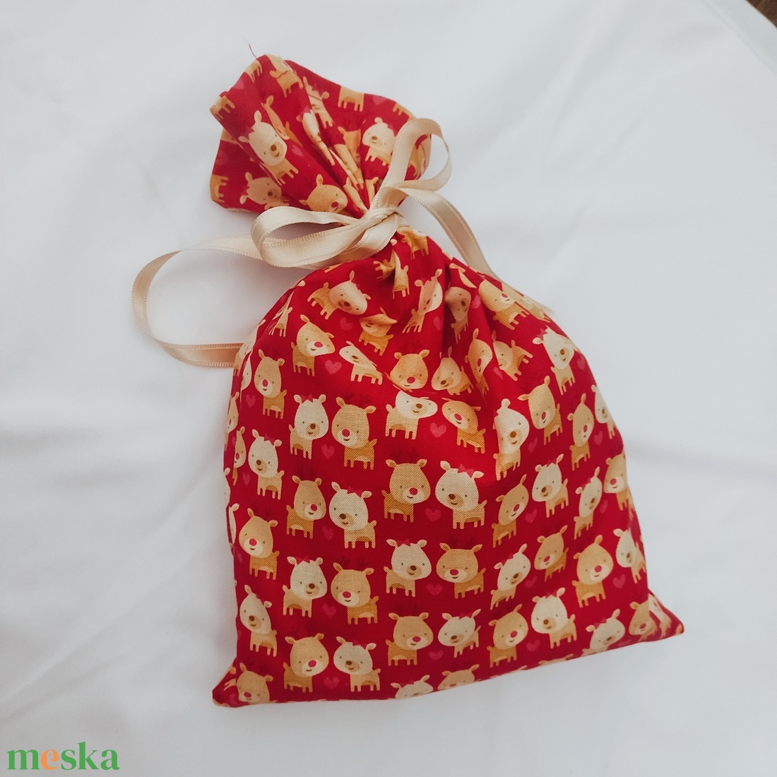 Mikulás zsák - rénszarvasok - karácsony - mikulás - mikulás zsák - Meska.hu Mikulás zsák - rénszarvasok - karácsony - mikulás - mikulás zsák - Meska.hu